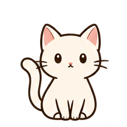 기지개를 켜며 휴식을 함께하는 고양이 Mochi